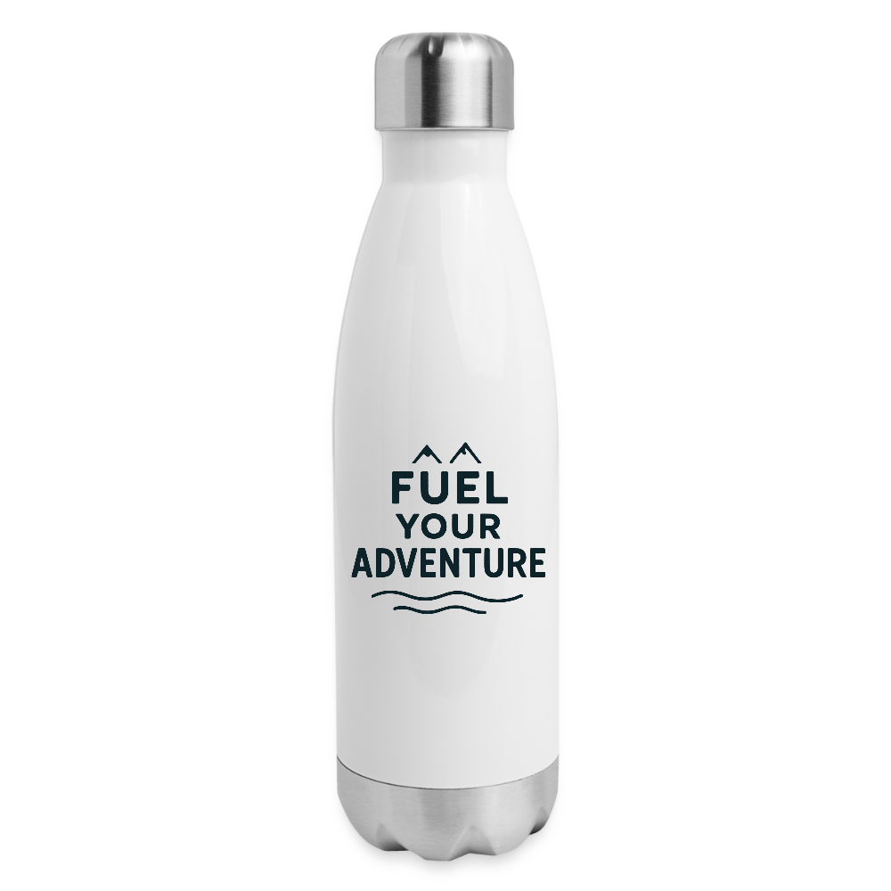 Fuel Your Adventure Bottle - white