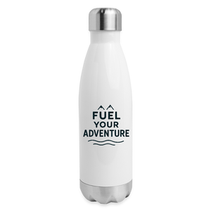 Fuel Your Adventure Bottle - white
