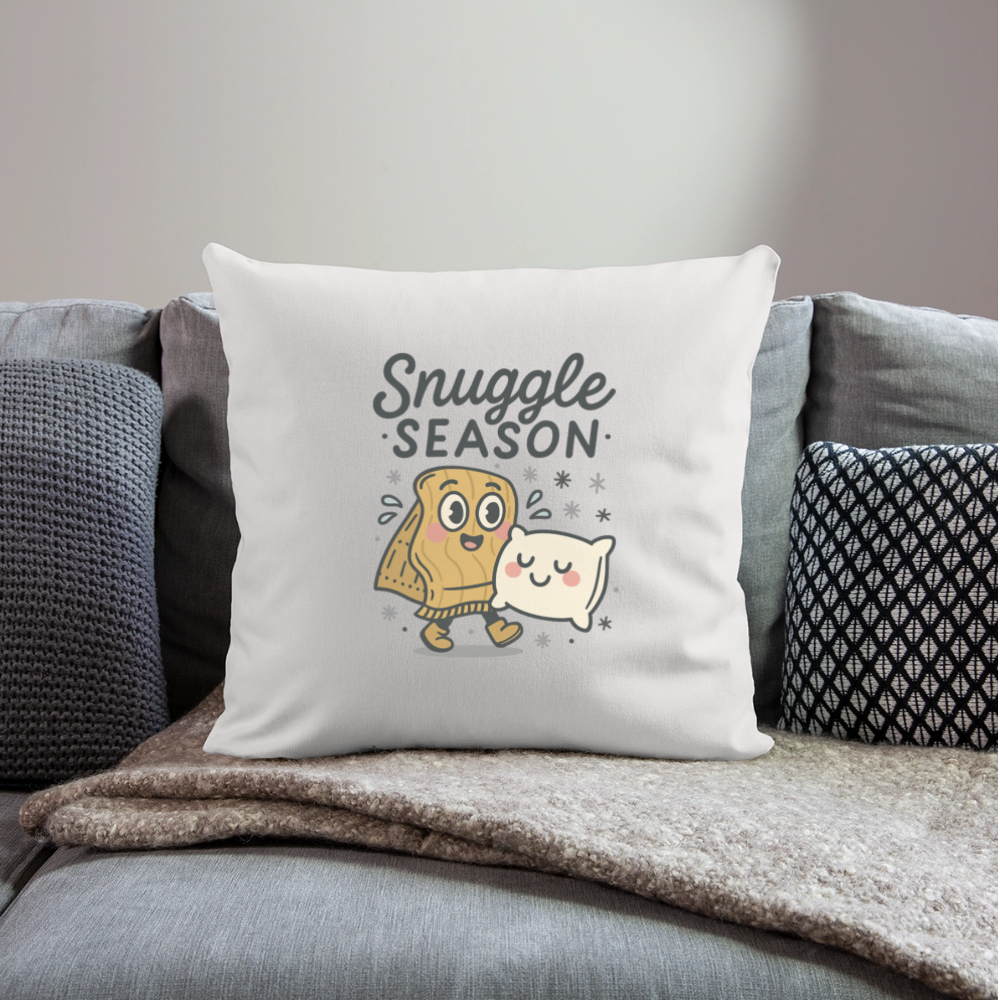 Snuggle Season Pillow Case - natural white