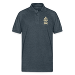Best Dad in the World Polo T-shirt - deep heather