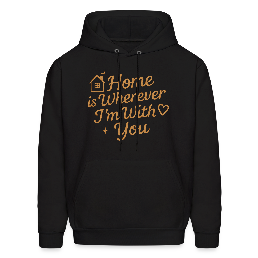 Home is Where My Heart Is Hoodie - black