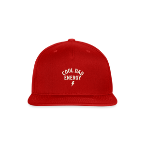 Cool Dad Energy Baseball Hat - red