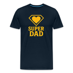 Super Dad T-shirt - Father's Day Gift, Superhero Dad Shirt - deep navy