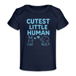 Cutest Little Human Baby Tee - dark navy