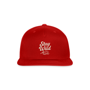 Stay Wild Baseball Hat - red