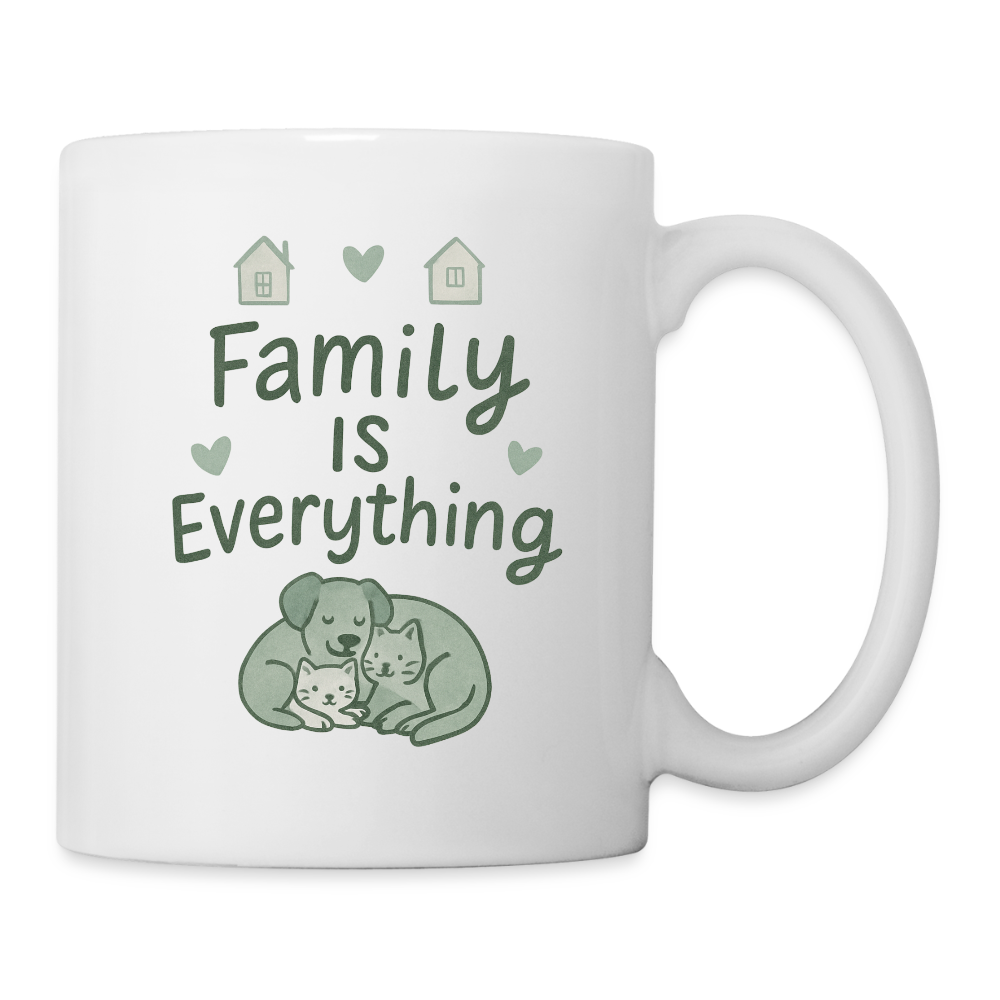 Family is Everything Mug - white