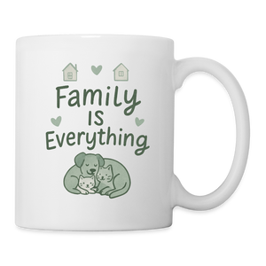 Family is Everything Mug - white
