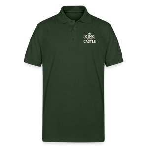 King of the Castle Polo T-shirt - forest green