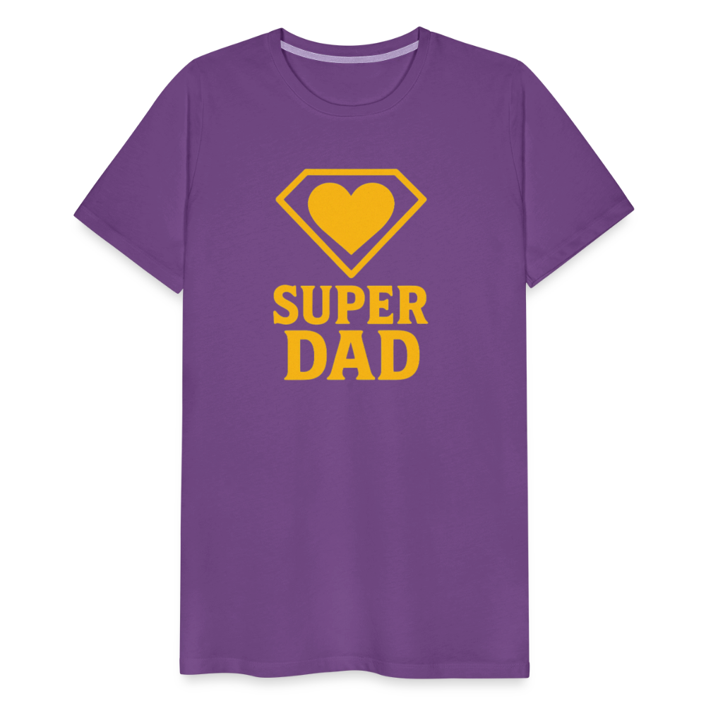 Super Dad T-shirt - Father's Day Gift, Superhero Dad Shirt - purple