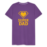 Super Dad T-shirt - Father's Day Gift, Superhero Dad Shirt - purple