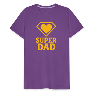 Super Dad T-shirt - Father's Day Gift, Superhero Dad Shirt - purple