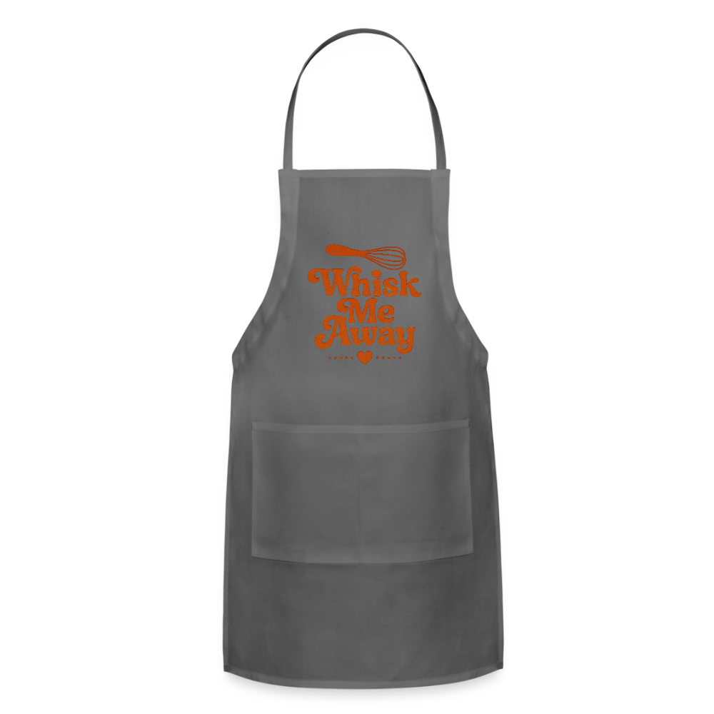 Whisk Me Away Apron - charcoal