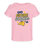 Future Superhero Baby Tee - light pink