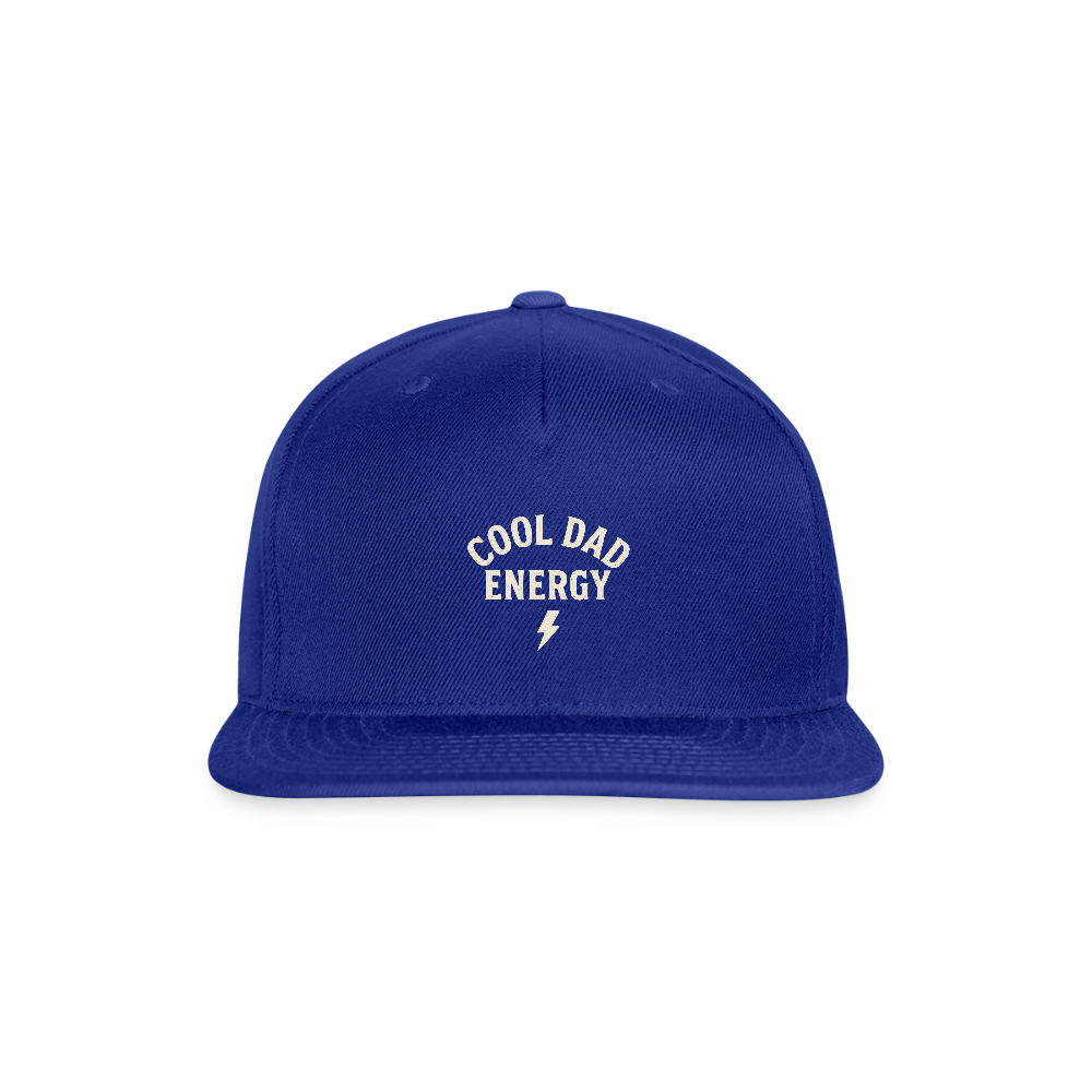 Cool Dad Energy Baseball Hat - royal blue