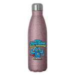 Stay Hydrated, Stay Awesome Bottle - pink glitter