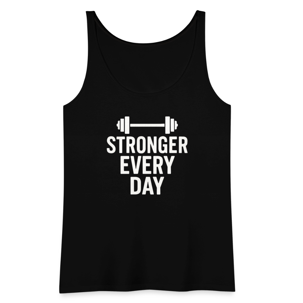 Stronger Every Day Tank Top - black