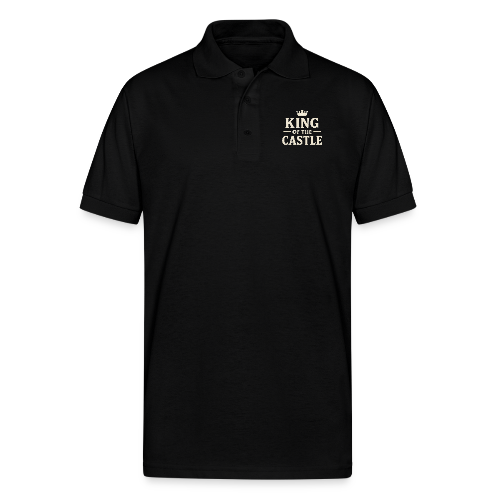 King of the Castle Polo T-shirt - black
