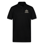 King of the Castle Polo T-shirt - black