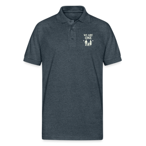 We Are One  Polo T-shirt - deep heather