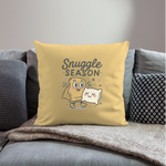 Snuggle Season Pillow Case - washed yellow