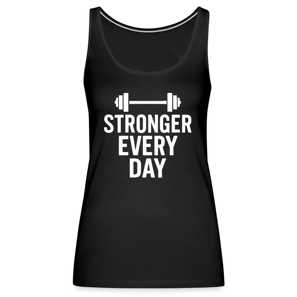 Stronger Every Day Tank Top - black