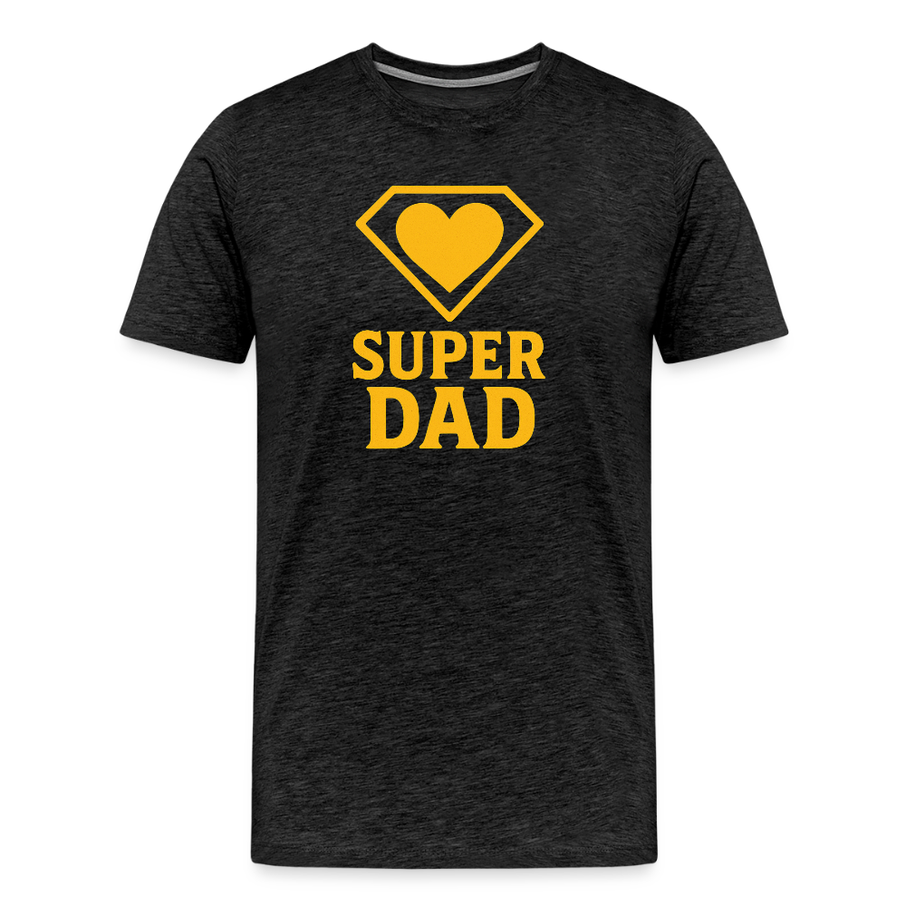 Super Dad T-shirt - Father's Day Gift, Superhero Dad Shirt - charcoal grey