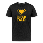 Super Dad T-shirt - Father's Day Gift, Superhero Dad Shirt - charcoal grey