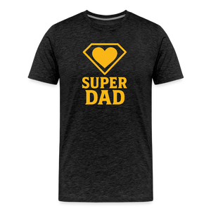 Super Dad T-shirt - Father's Day Gift, Superhero Dad Shirt - charcoal grey