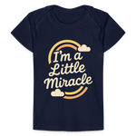 I'm a Little Miracle Baby Tee - dark navy