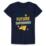 Future Superhero Baby Tee - dark navy
