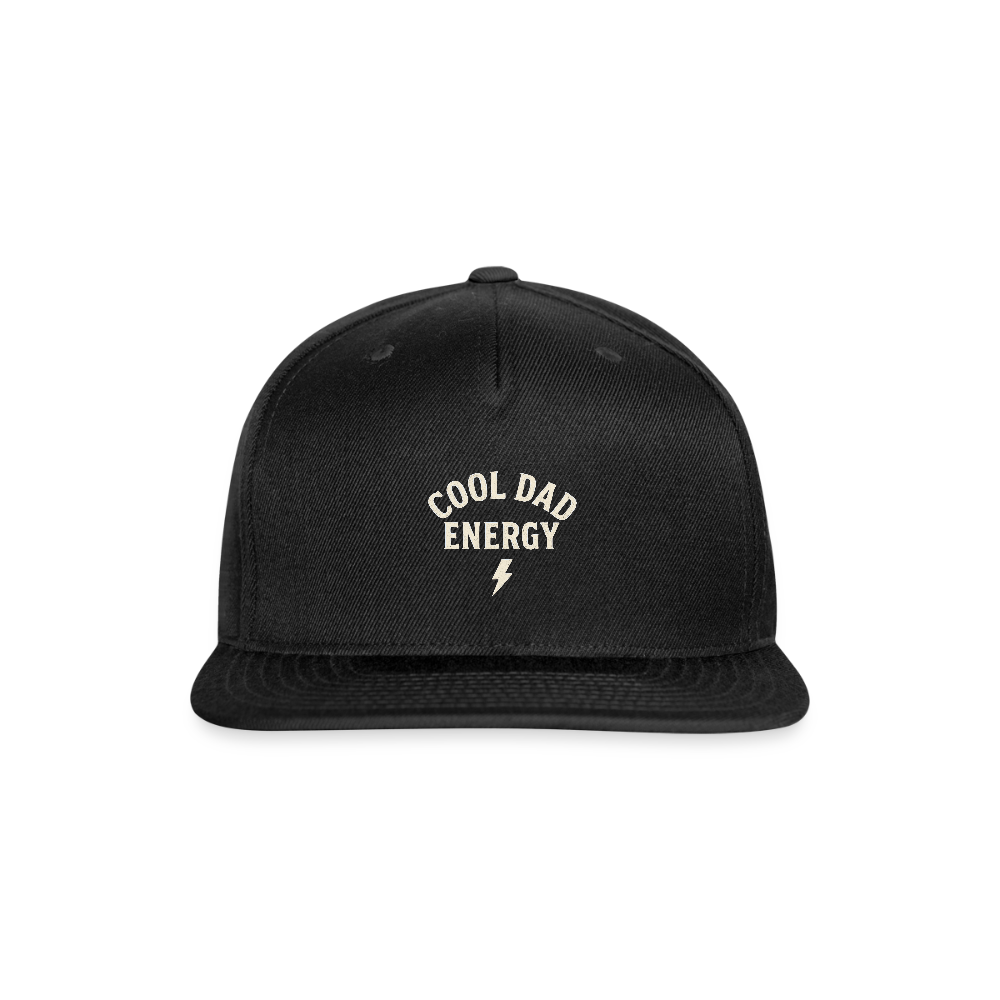 Cool Dad Energy Baseball Hat - black