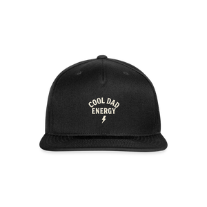 Cool Dad Energy Baseball Hat - black
