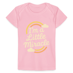 I'm a Little Miracle Baby Tee - light pink