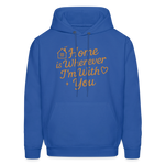 Home is Where My Heart Is Hoodie - royal blue