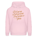 Home is Where My Heart Is Hoodie - pale pink
