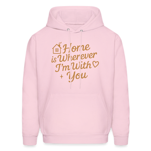 Home is Where My Heart Is Hoodie - pale pink