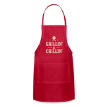 Grillin’ & Chillin’ Apron - red