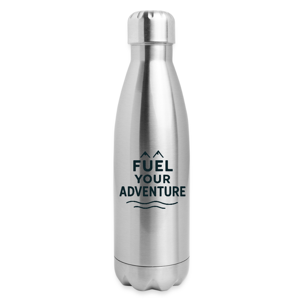 Fuel Your Adventure Bottle - silver