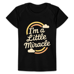 I'm a Little Miracle Baby Tee - black
