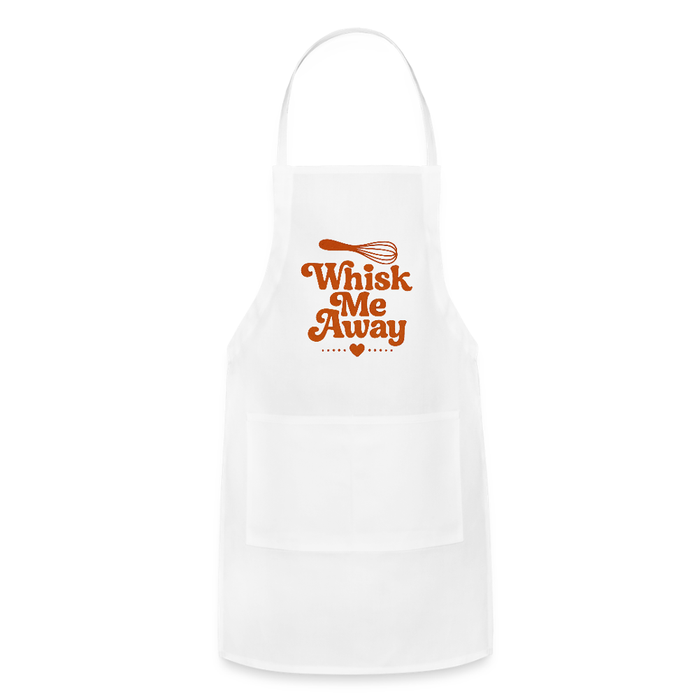 Whisk Me Away Apron - white