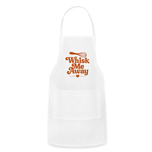 Whisk Me Away Apron - white