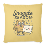 Snuggle Season Pillow Case - washed yellow