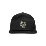 Stay Wild Baseball Hat - black