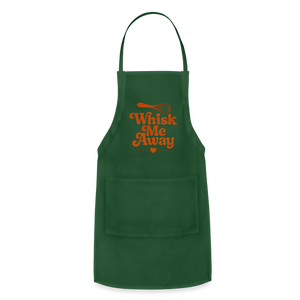 Whisk Me Away Apron - forest green