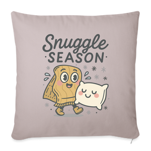 Snuggle Season Pillow Case - light taupe