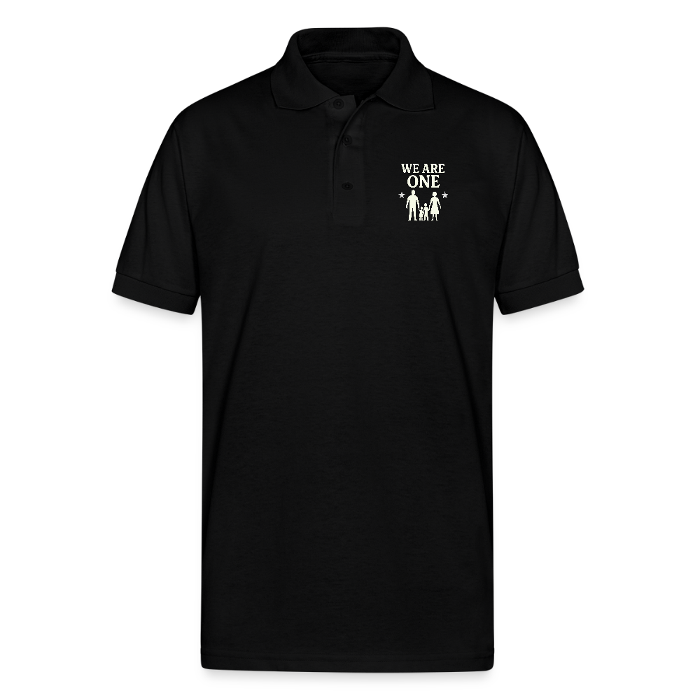 We Are One  Polo T-shirt - black