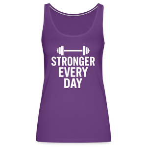 Stronger Every Day Tank Top - purple