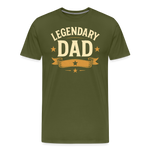 Legendary Dad T-shirt - Vintage Father's Day Gift, Best Dad Shirt - olive green