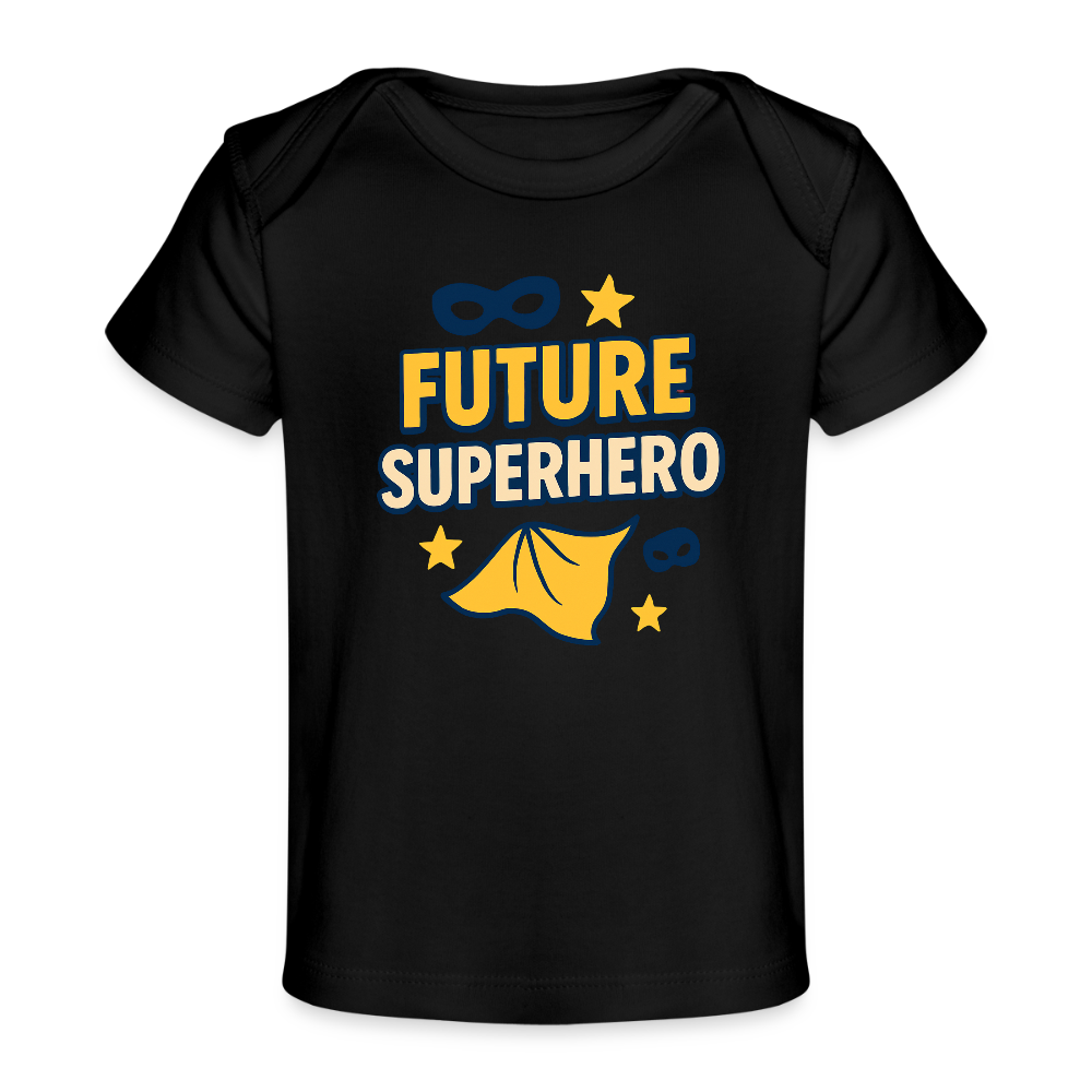 Future Superhero Baby Tee - black