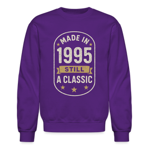 Made in 1995 – Still a Classic Sweatshirt - Retro Vintage 1995 Sweatshirt - purple